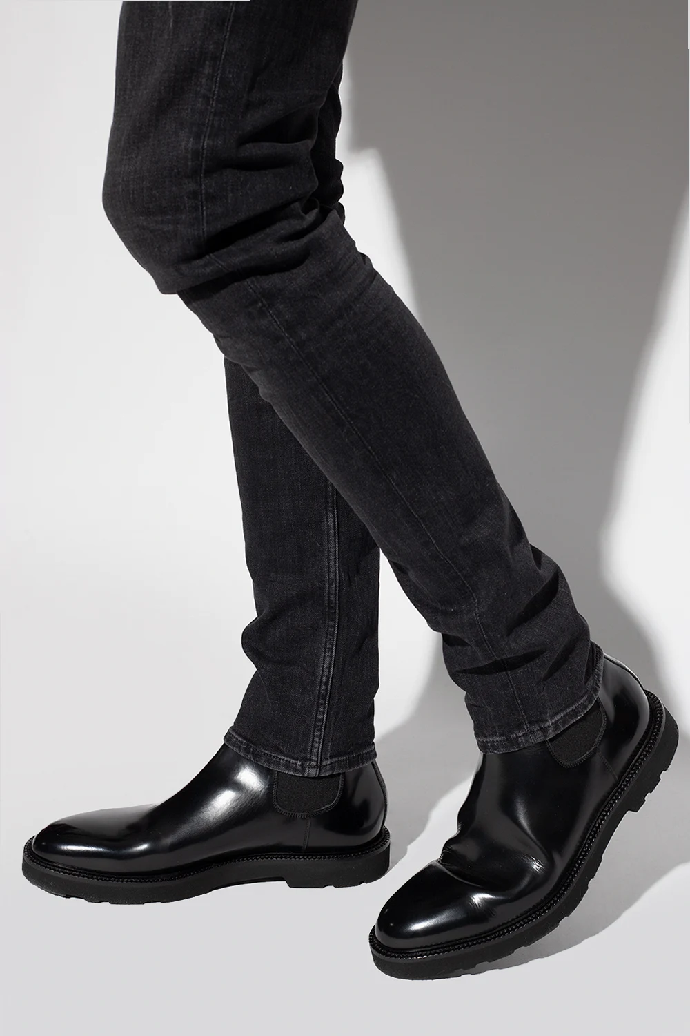 Leather Chelsea boots