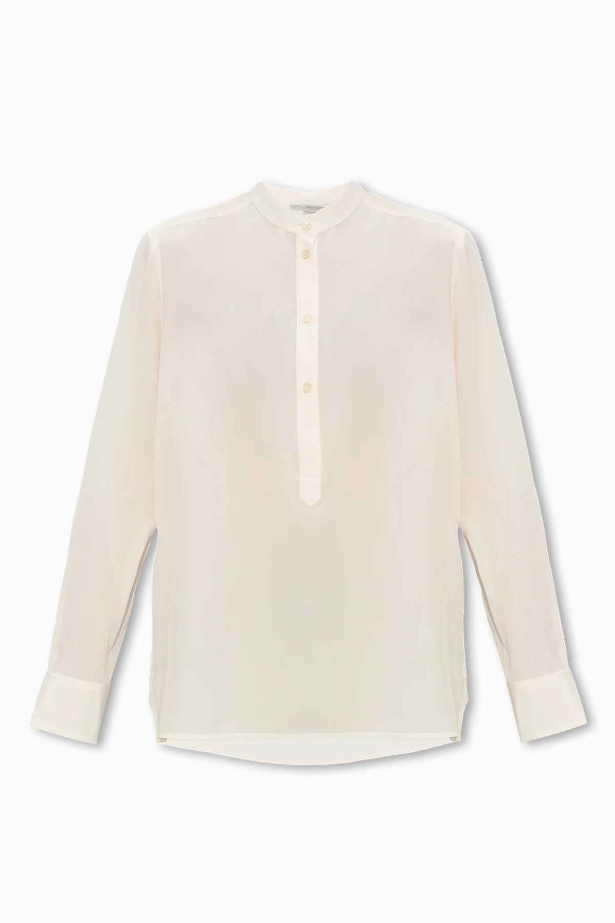 cream Silk top