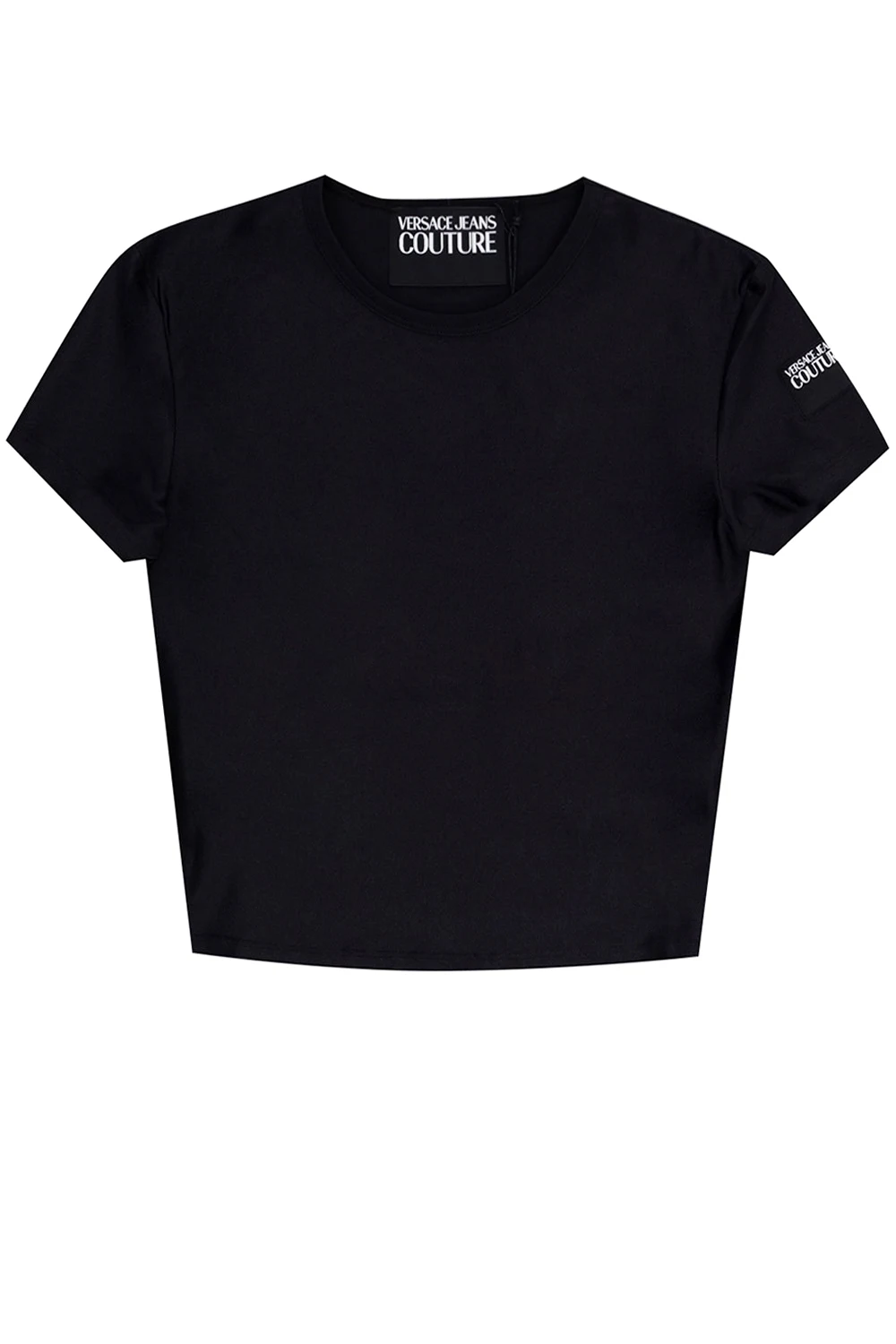 Short-sleeved top with logo