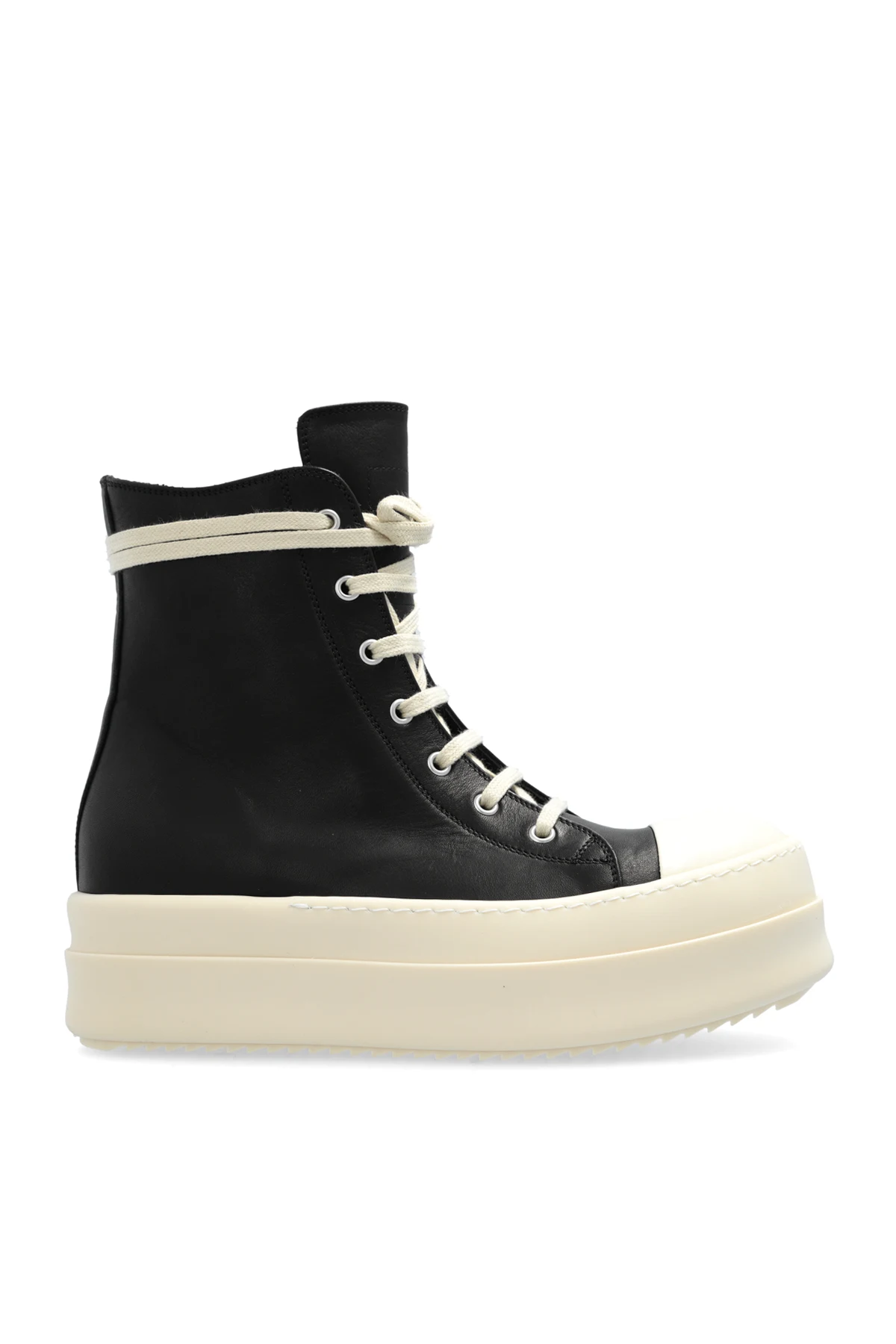 Leder-Sneaker über dem Knöchel