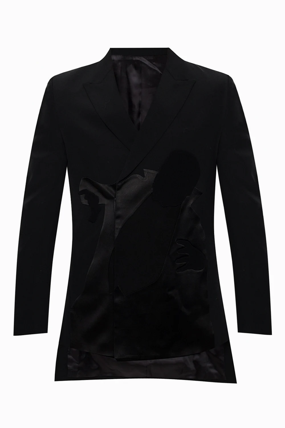 Blazer with notch lapels