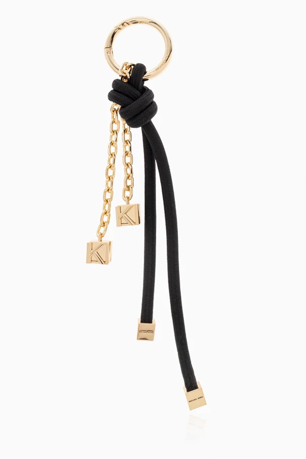 BLACK Keychain with logo