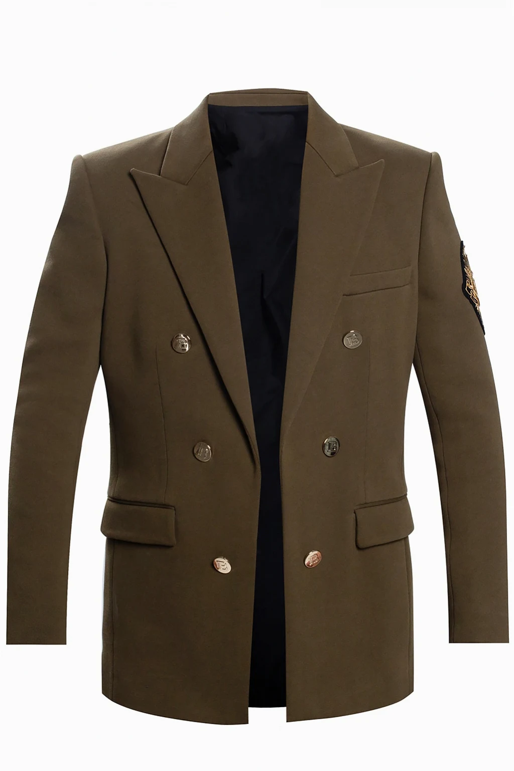 Blazer with peak lapels