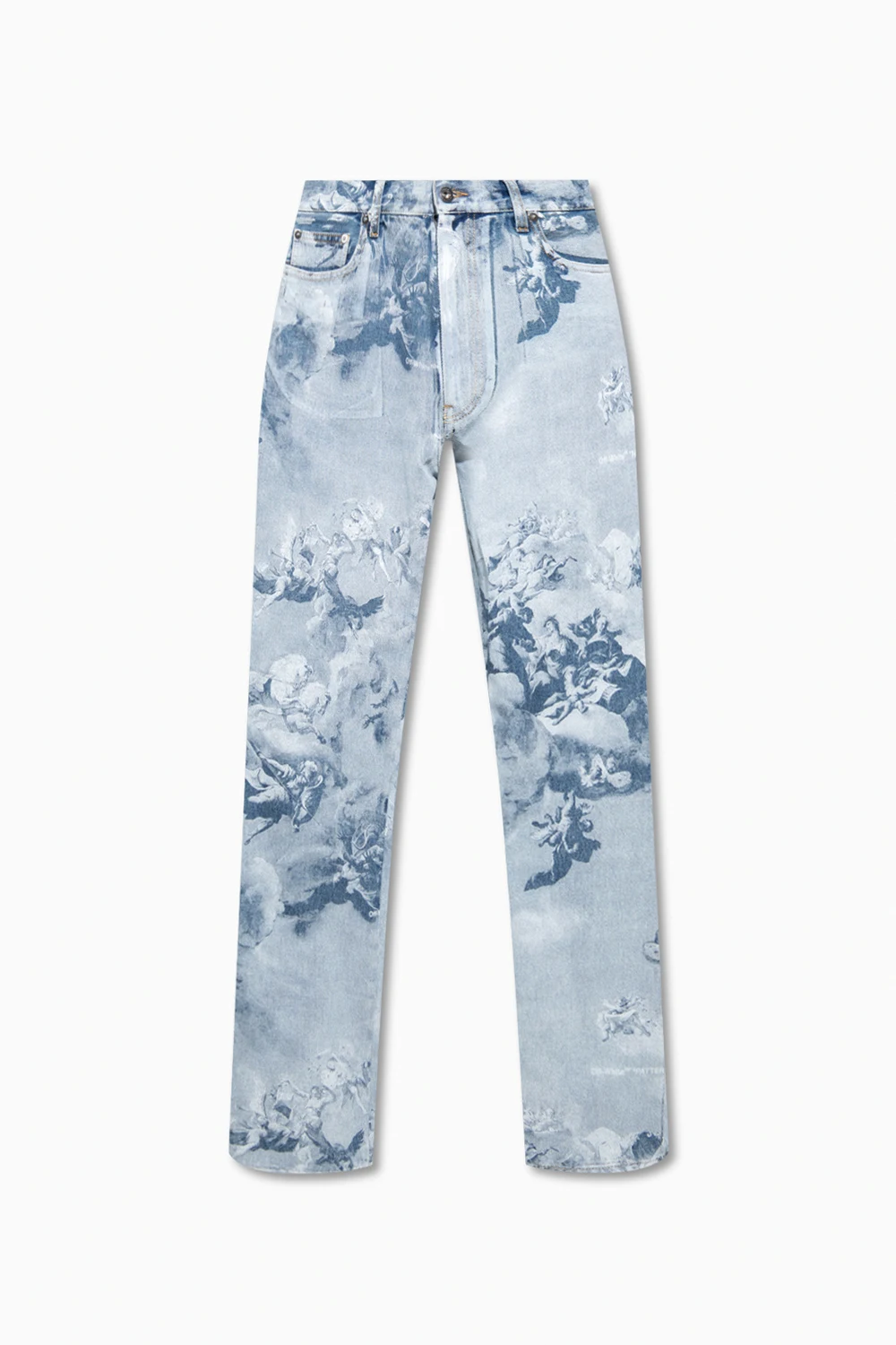 Patterned jeans