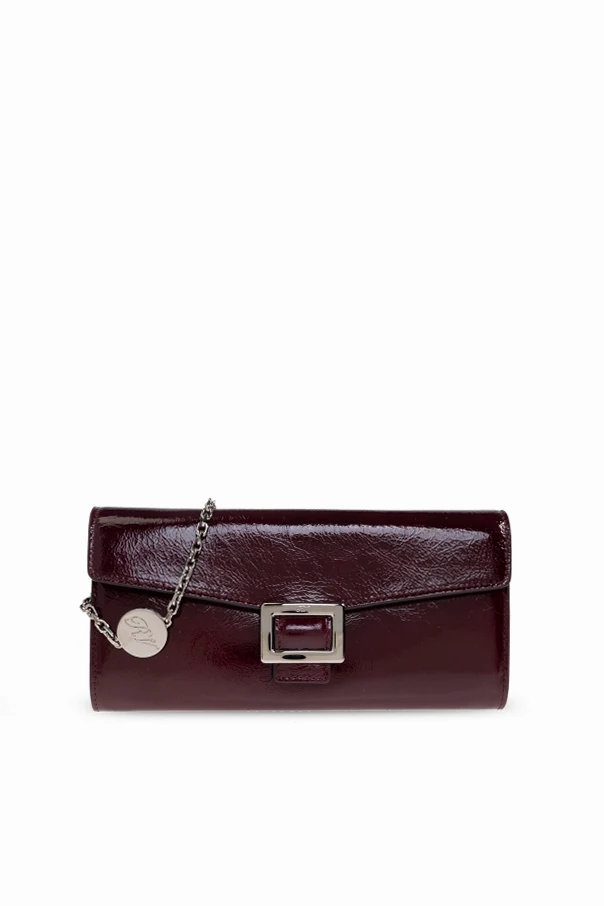 BURGUNDY "Belle Vivier" clutch