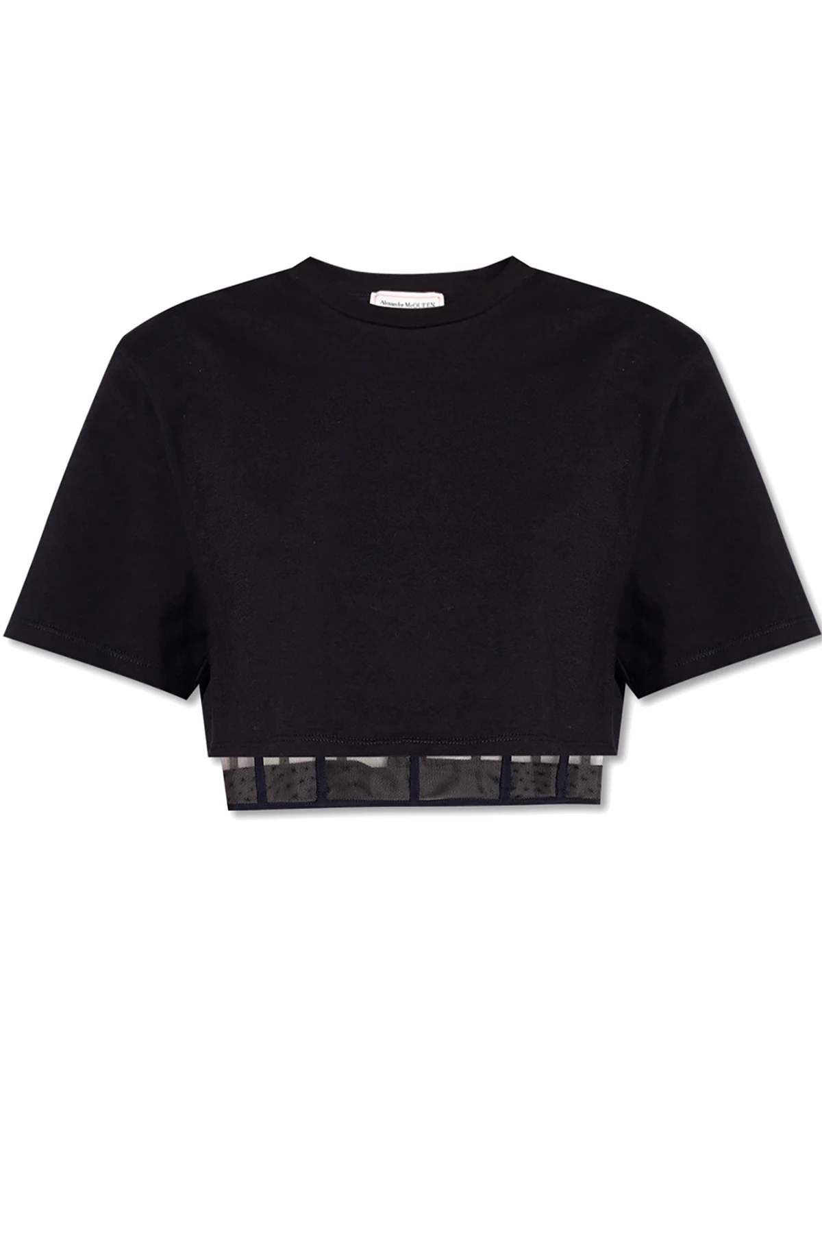Dwuwarstwowy t-shirt z wbudowanym gorsetem
