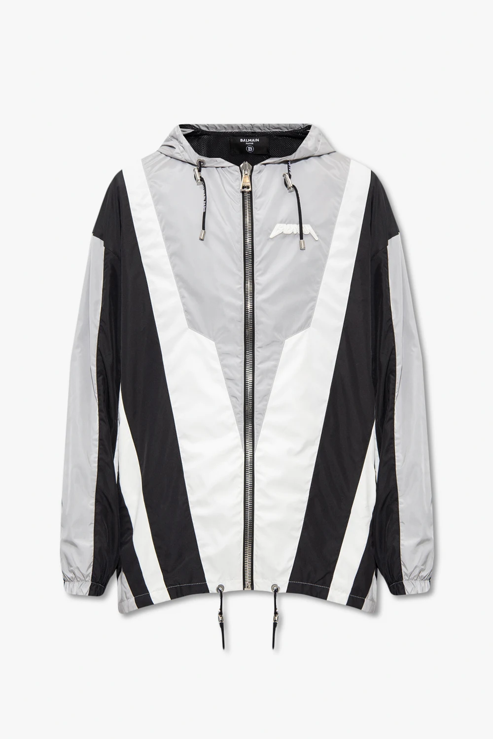Hooded track jacket