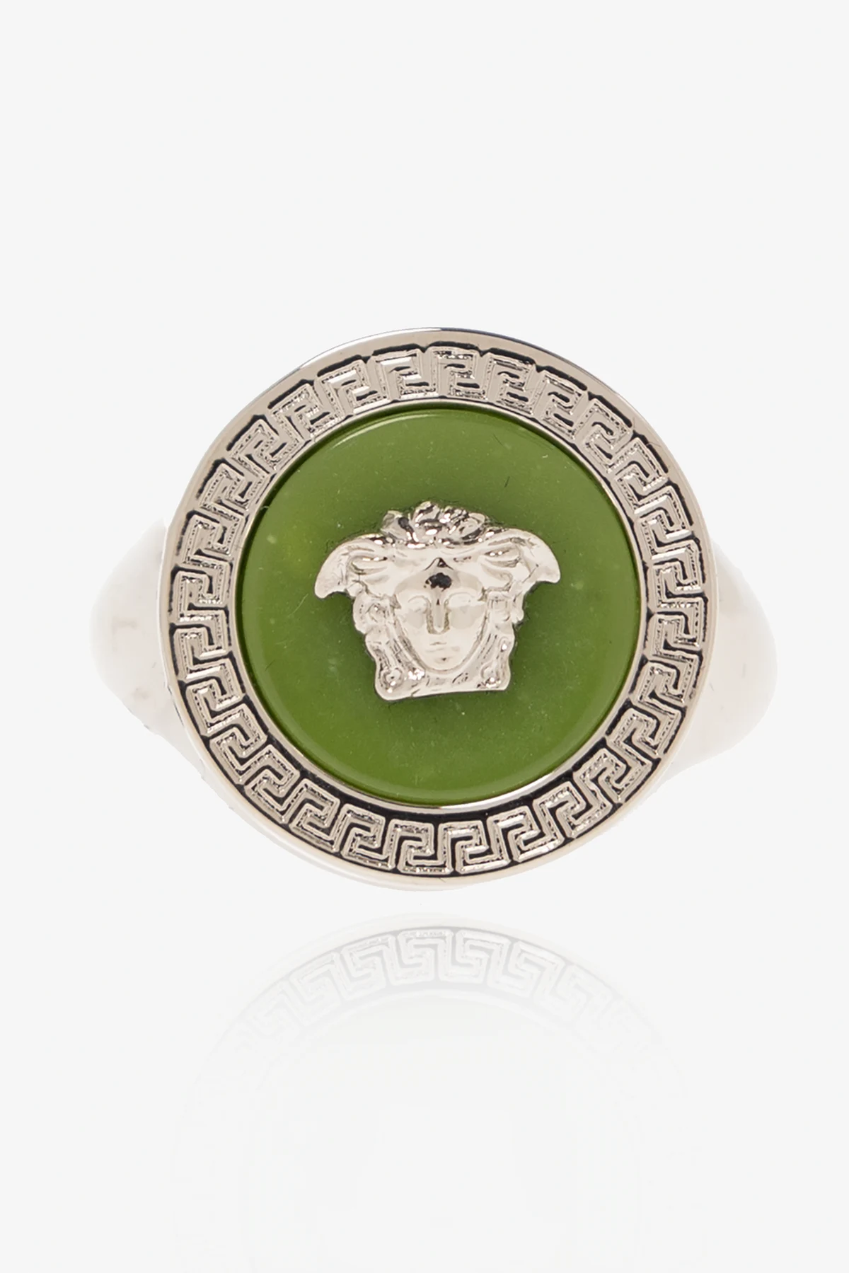 Medusa ring in brass