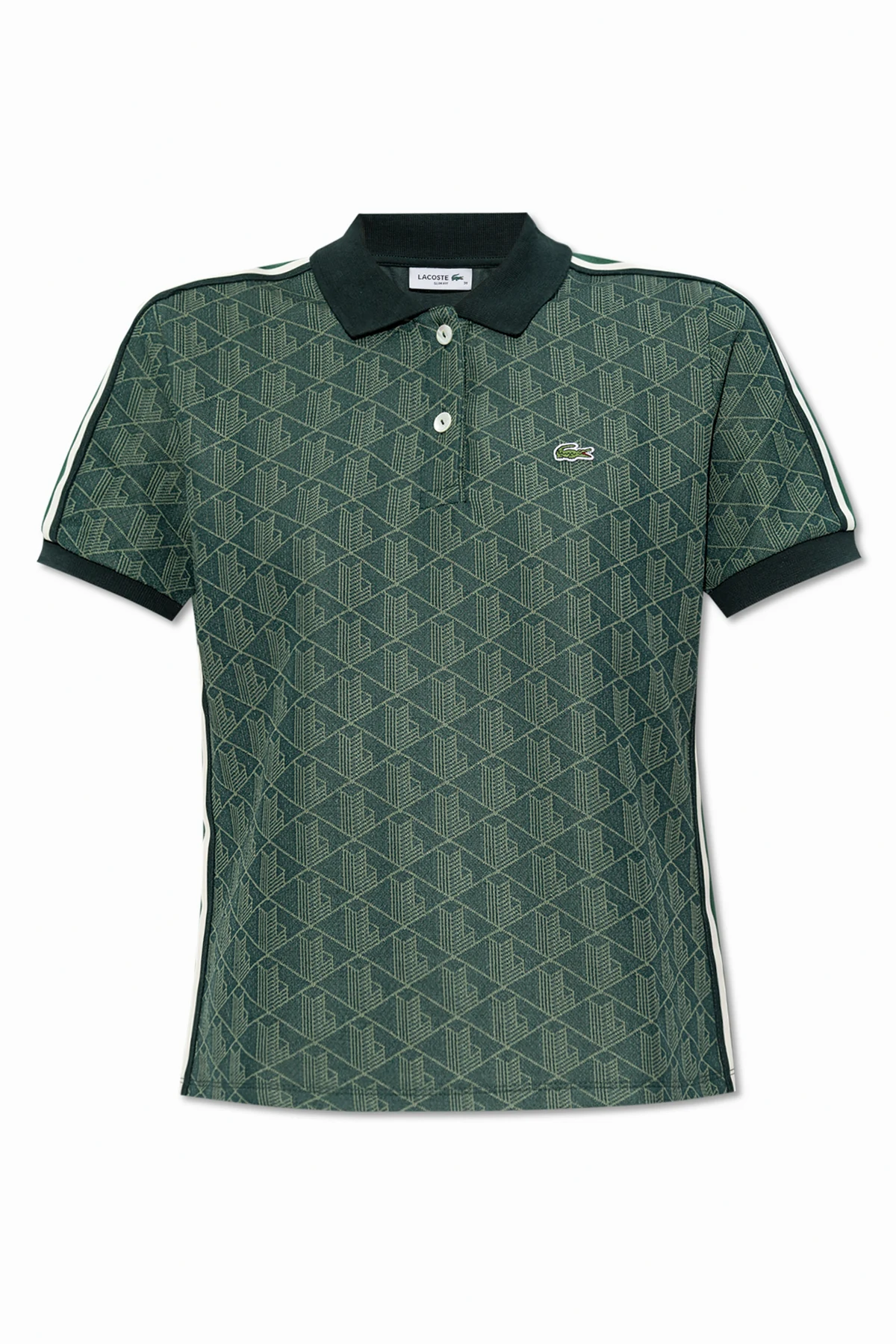 GREEN Polo with monogram