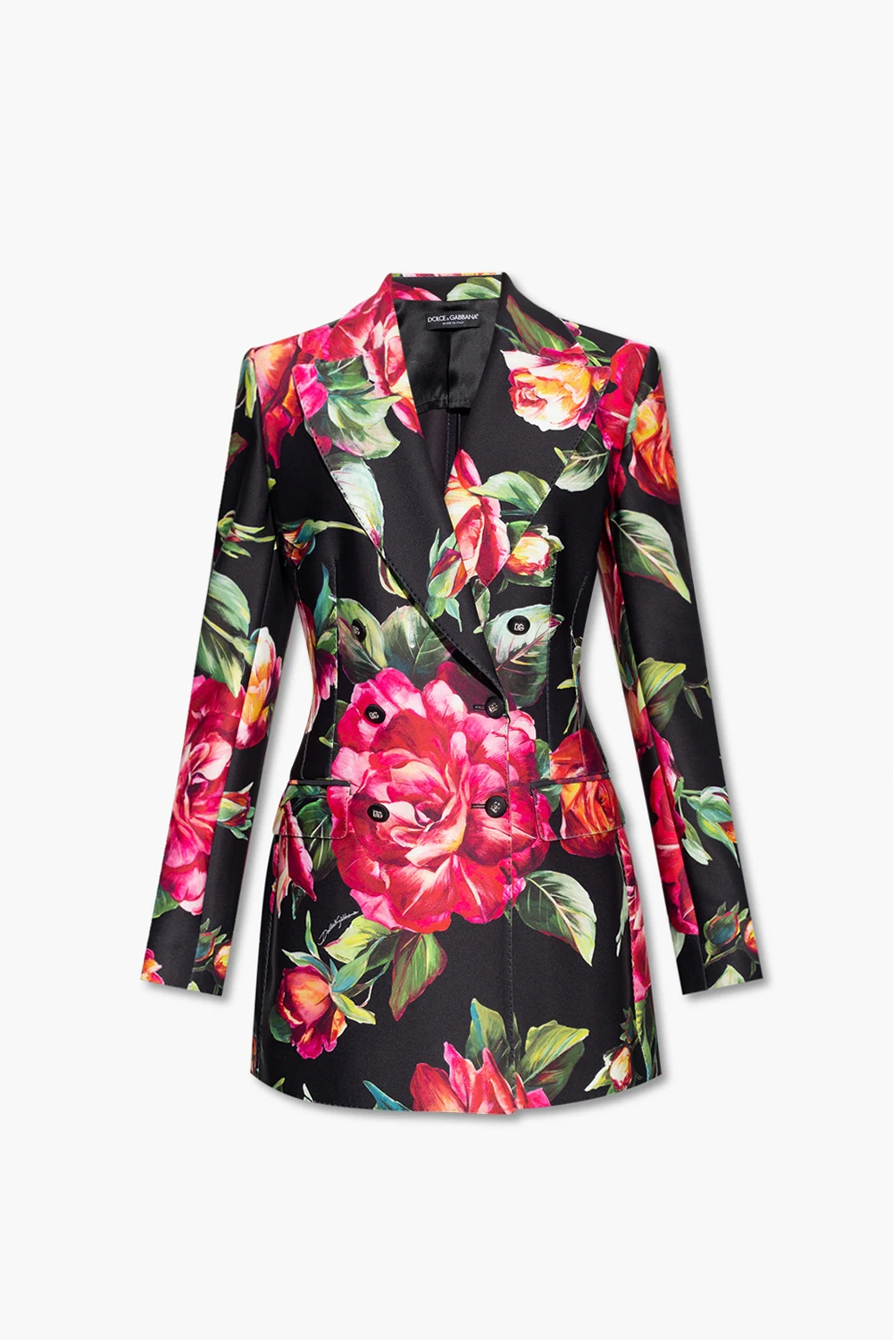 Blazer with floral motif