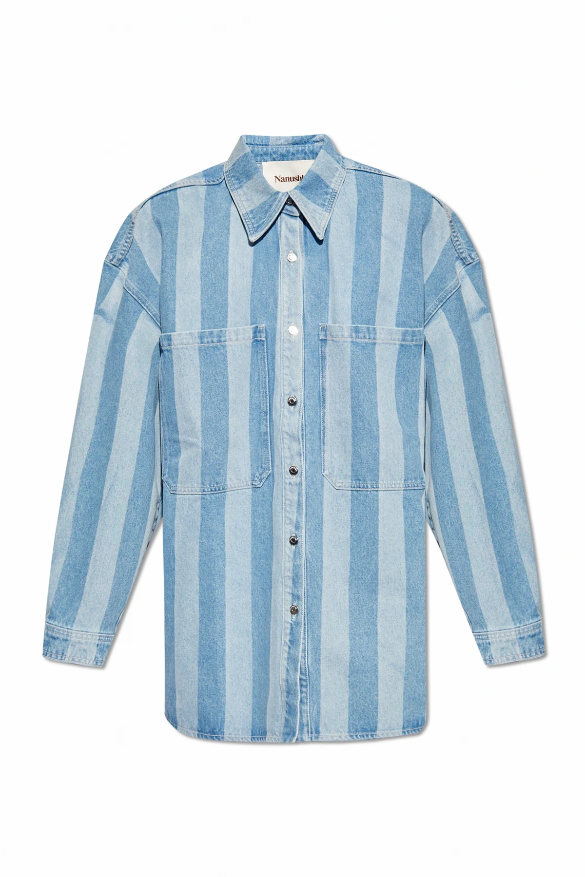 BLUE ‘Beaux’ oversize denim shirt