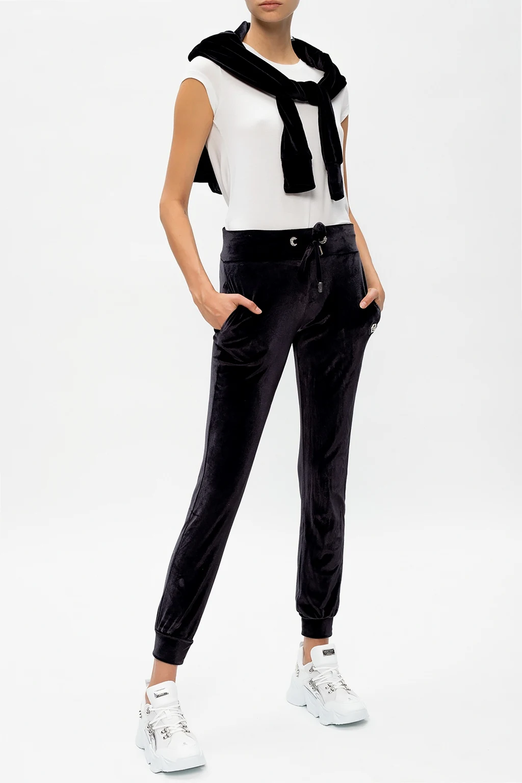 Logo-patched T-shirt