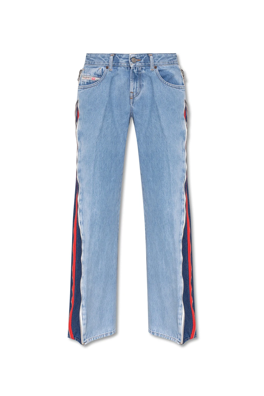 ‘2002’ jeans with side stripes
