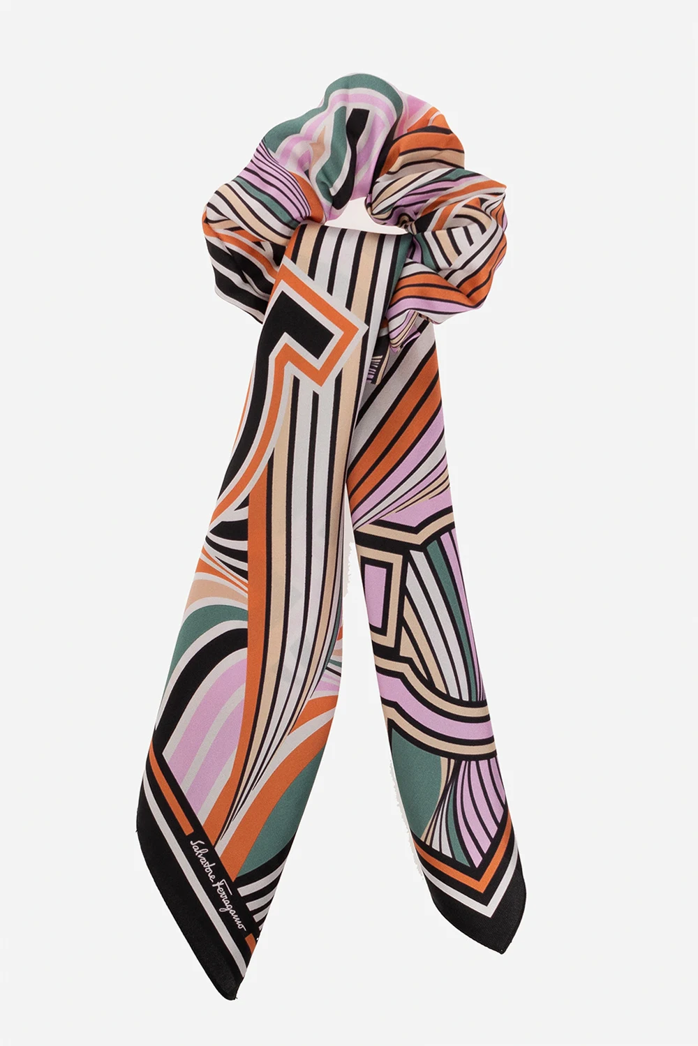 Komplet: chusta i gumka do włosów