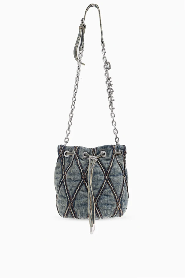 BLUE Shoulder bag "CHARM-D BUCKET S"