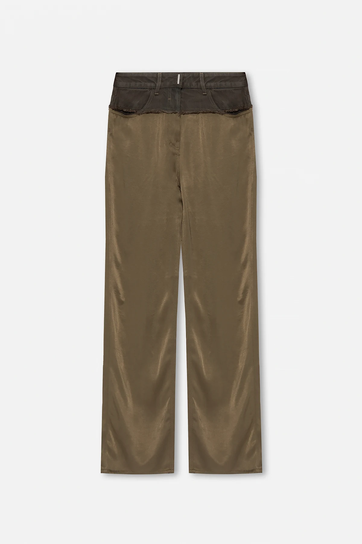 Raw-trimmed trousers