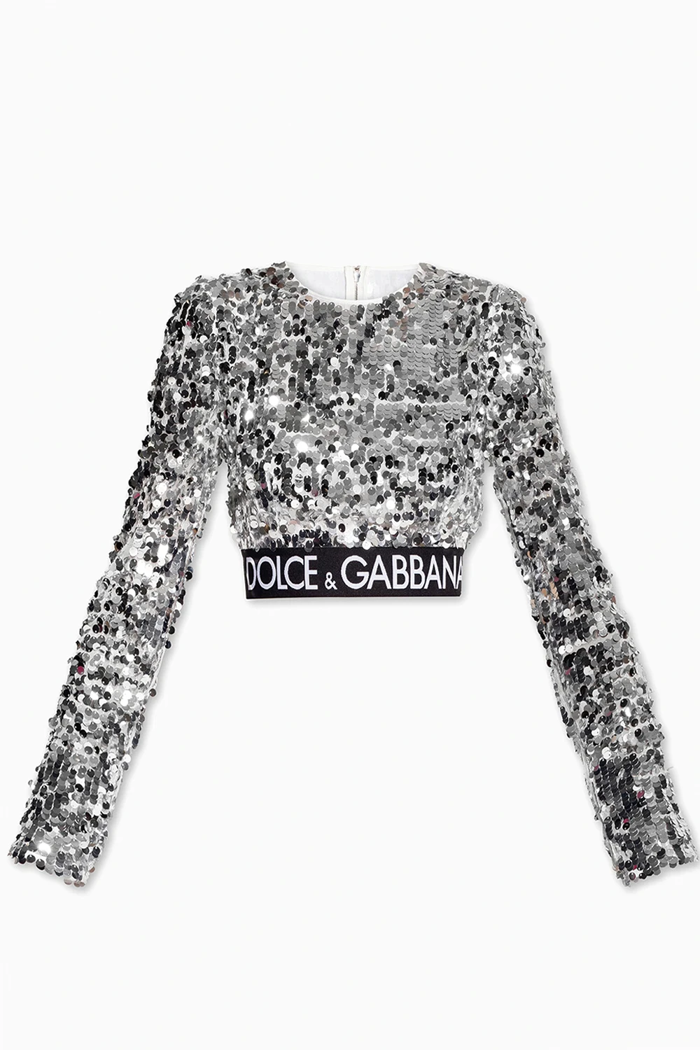 Sequin crop top