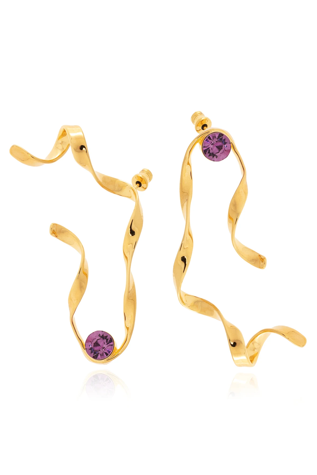 Brass earrings