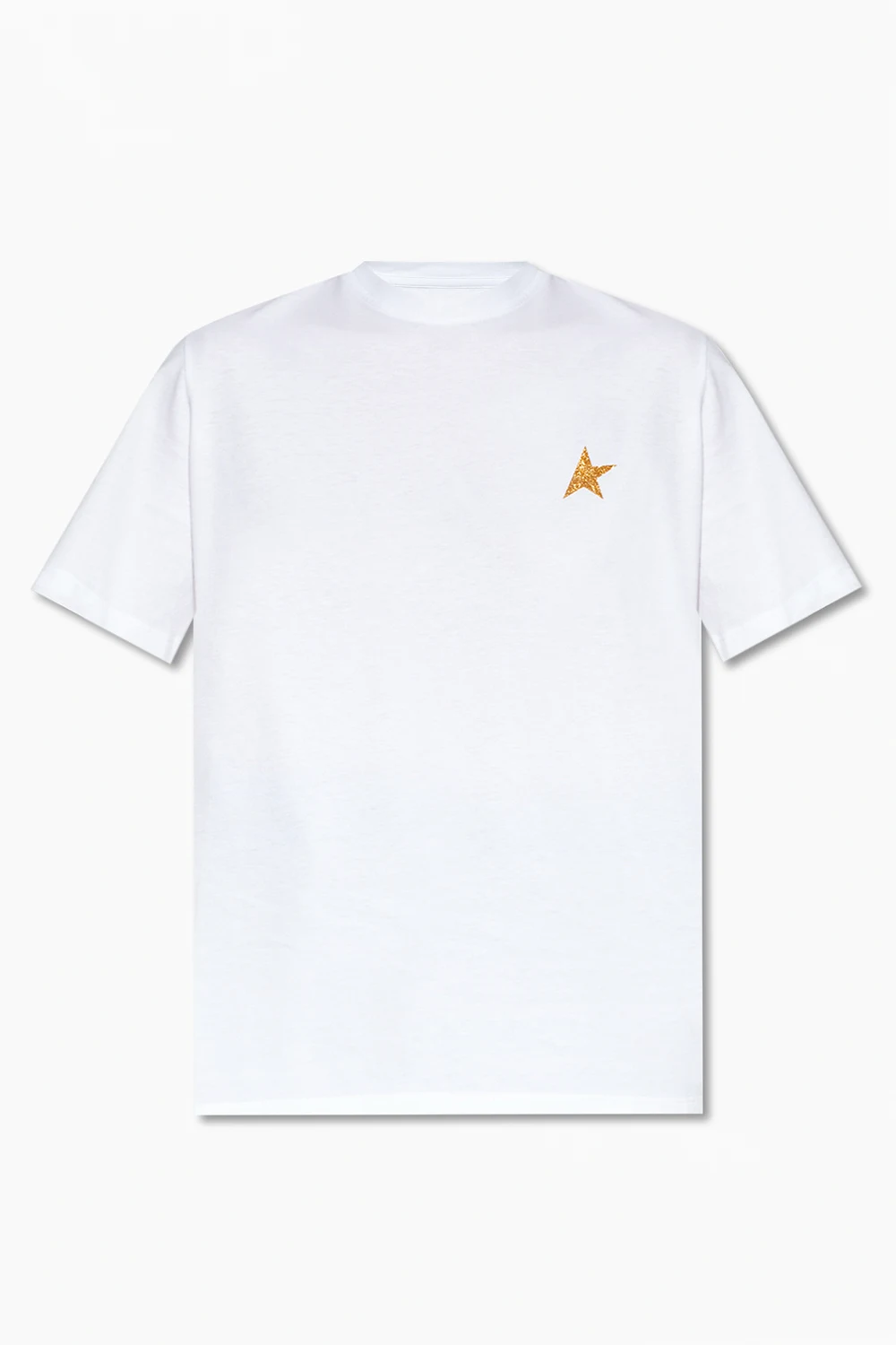 T-shirt with glitter appliqué