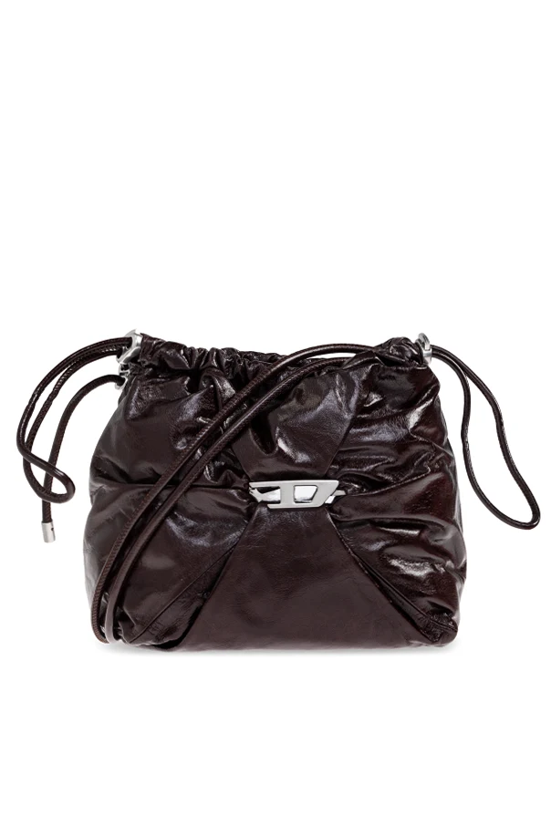BROWN Shoulder bag `SCRUNCH-D BUCKE`