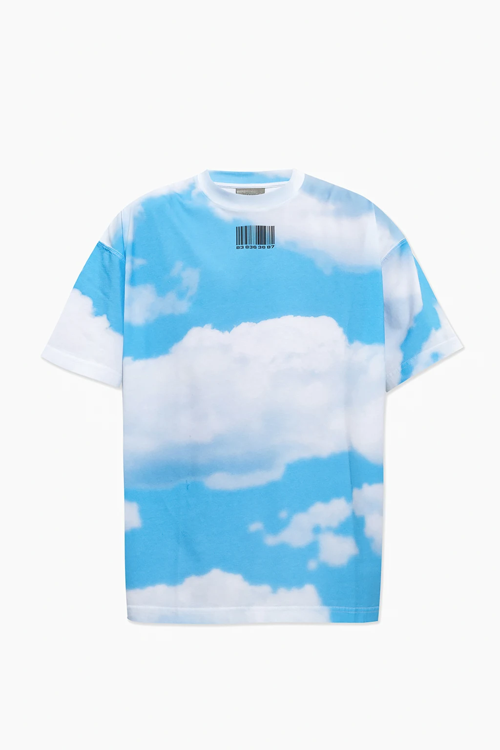 T-shirt z motywem kodu kreskowego