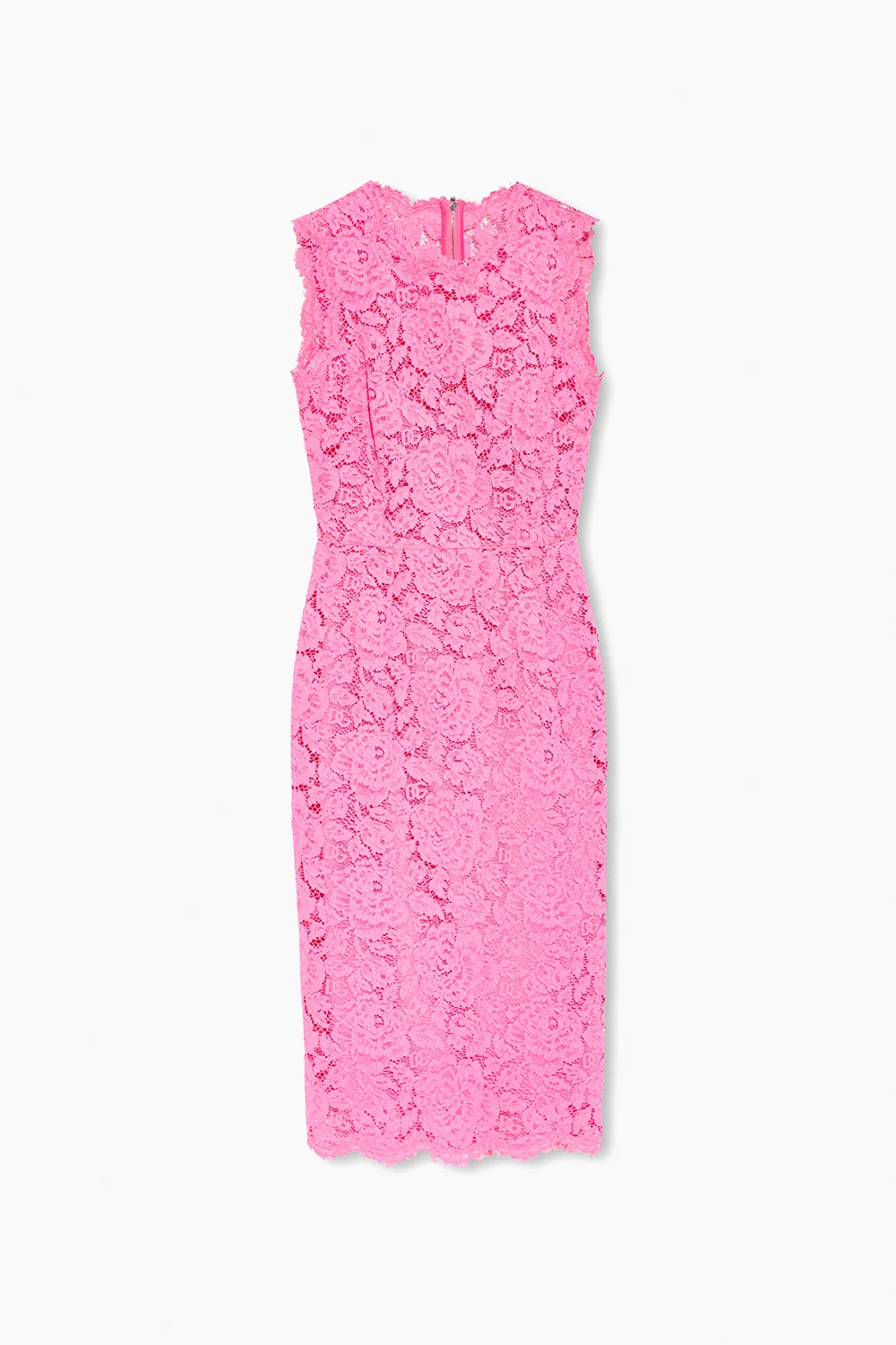 Sleeveless lace dress