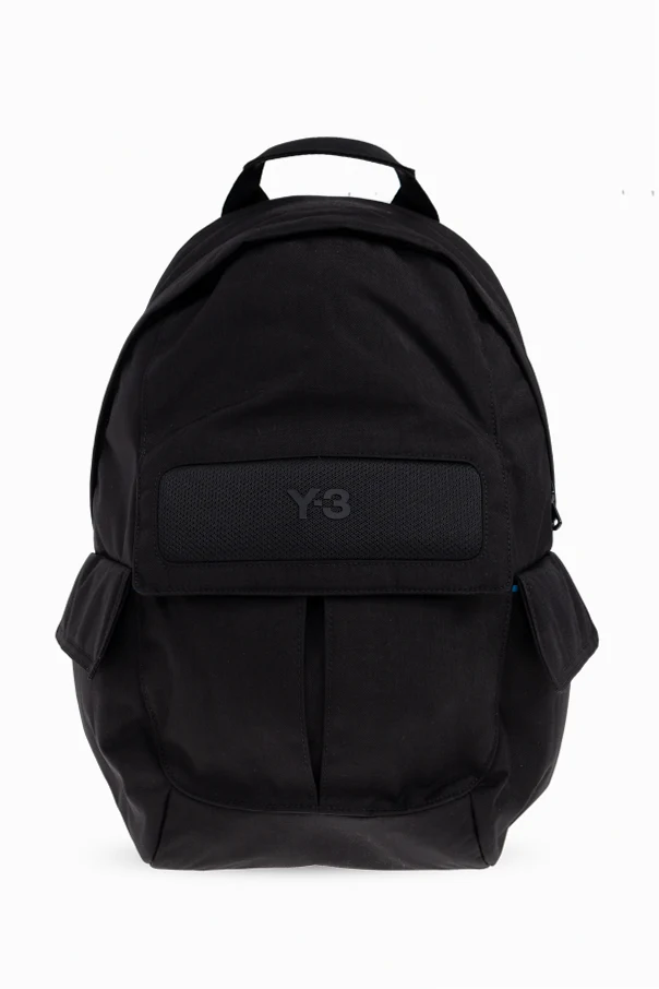 CZARNY Plecak z logo