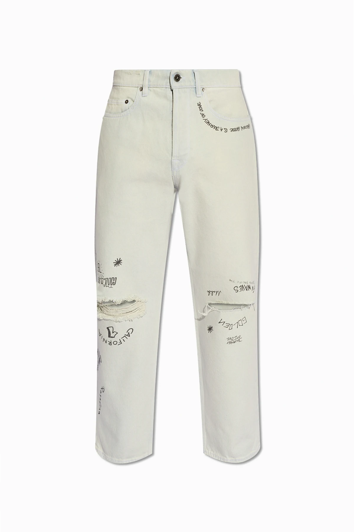 Printed jeans