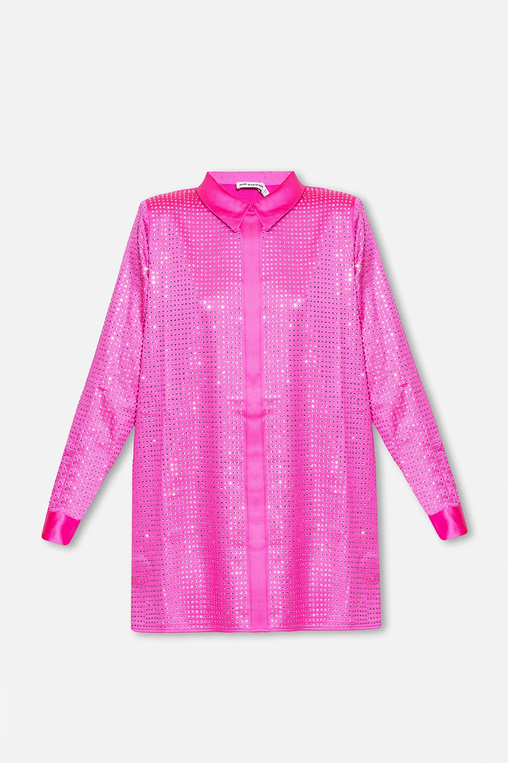 Shirt with crystals