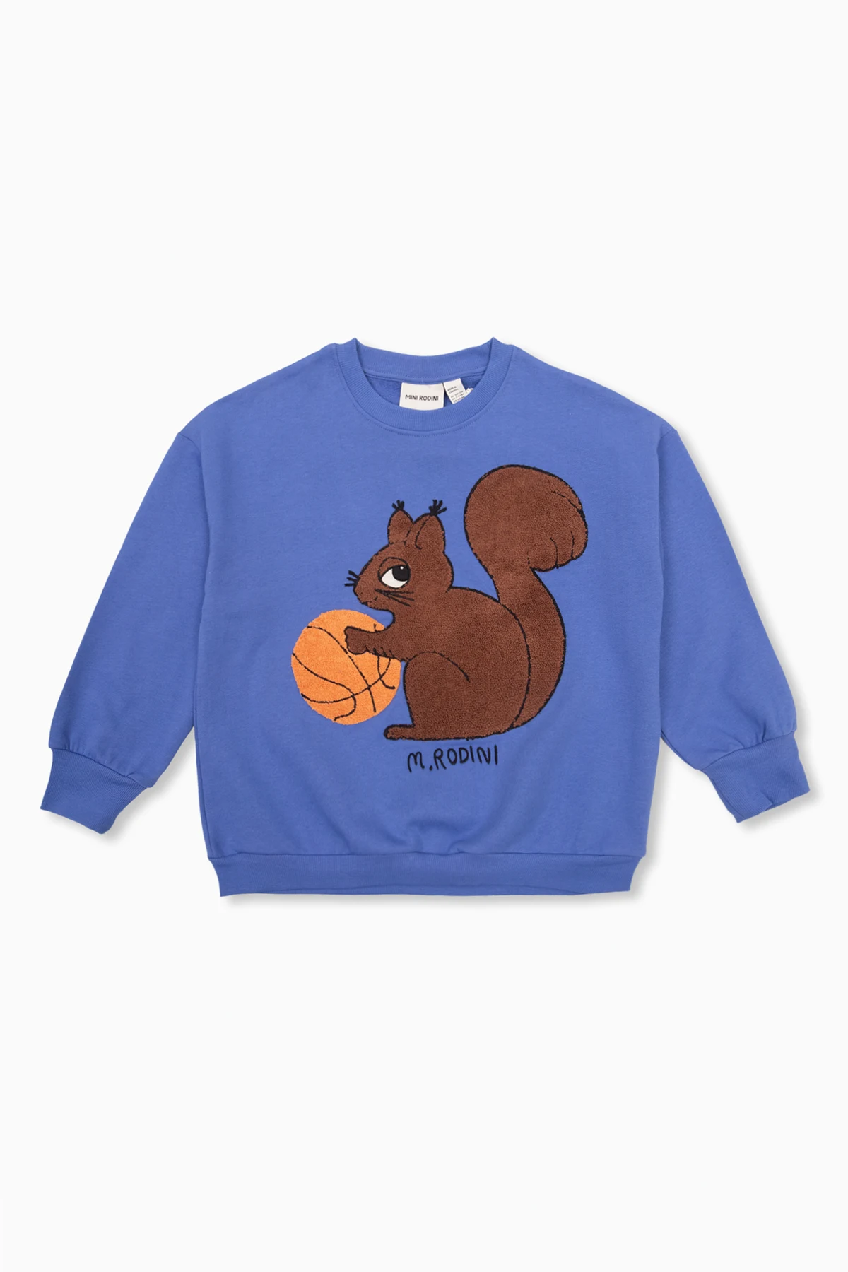 Sweatshirt with squirrel motif