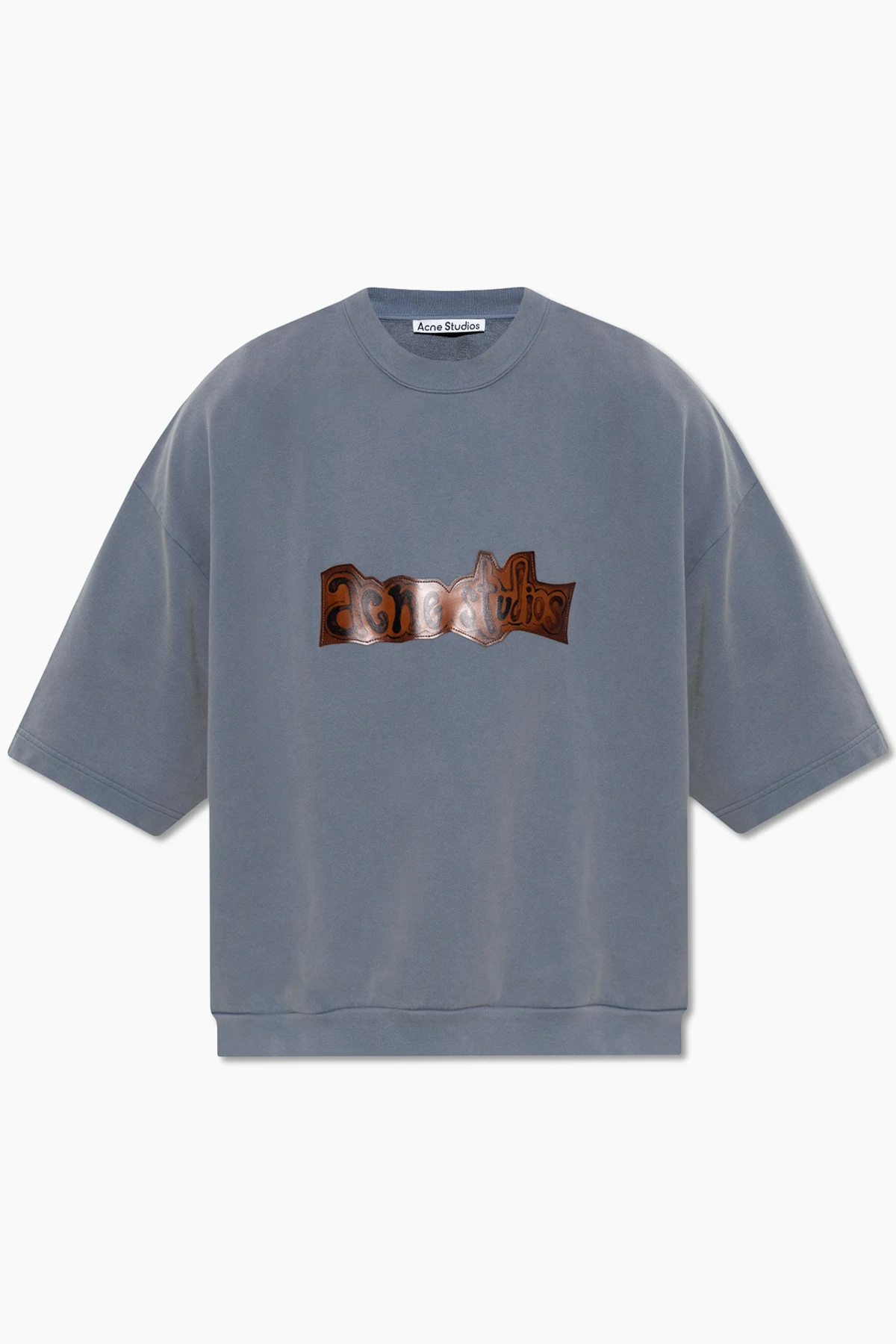 Sweatshirt with short sleeves