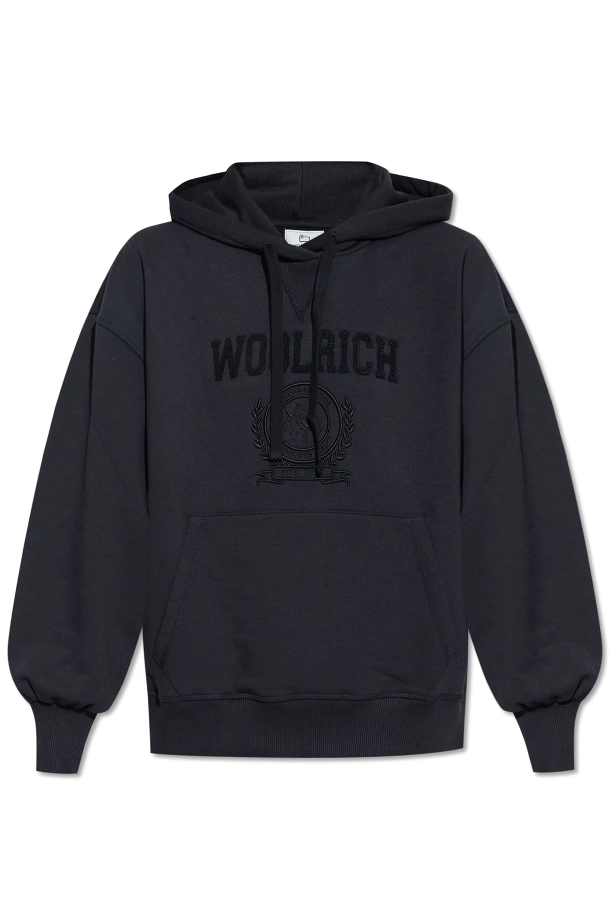 Hoodie with logo embroidery