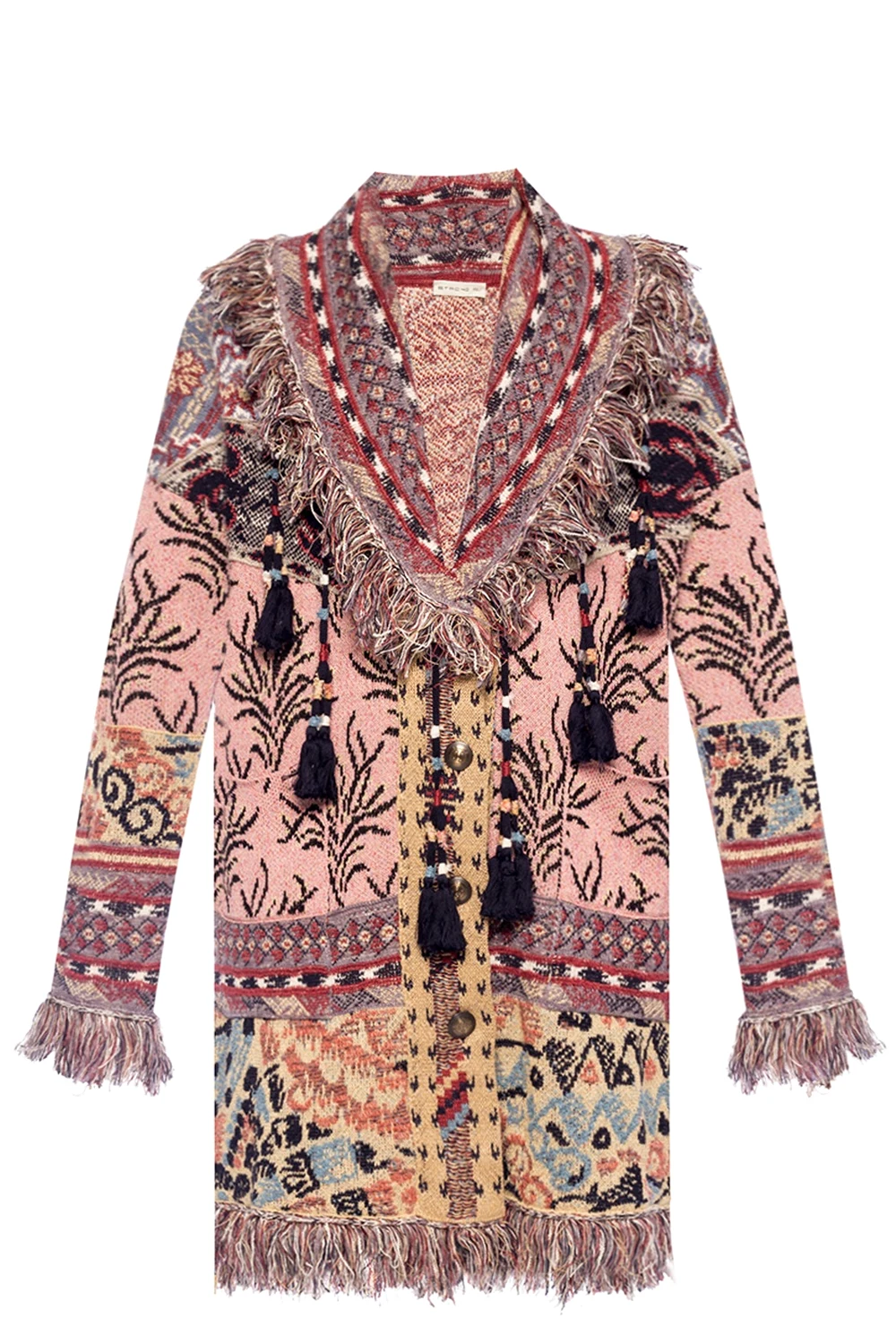 Fringed cardigan