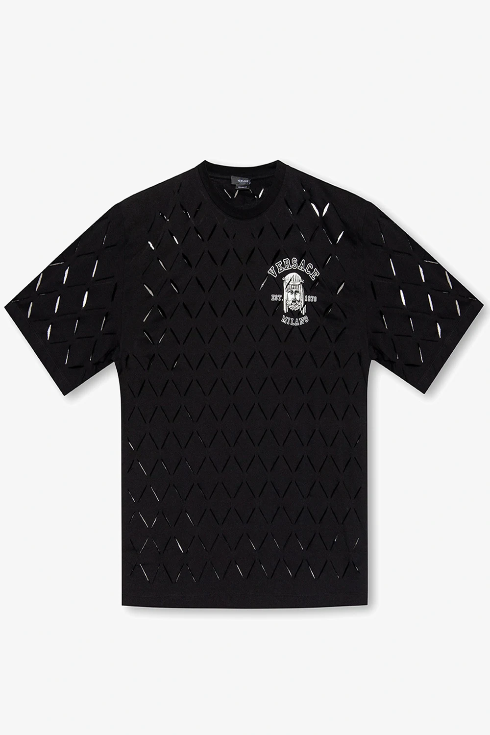 T-shirt with slits