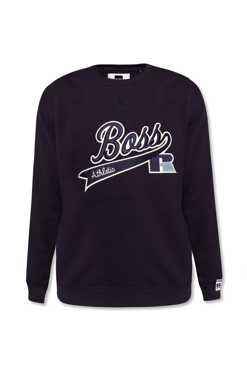 Sweatshirt with logo patch