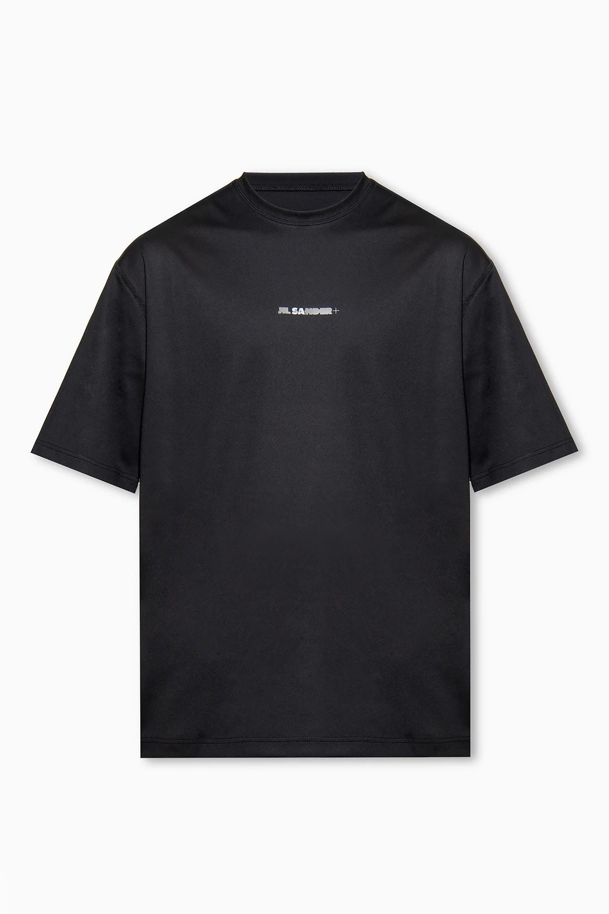 BLACK T-shirt with logo