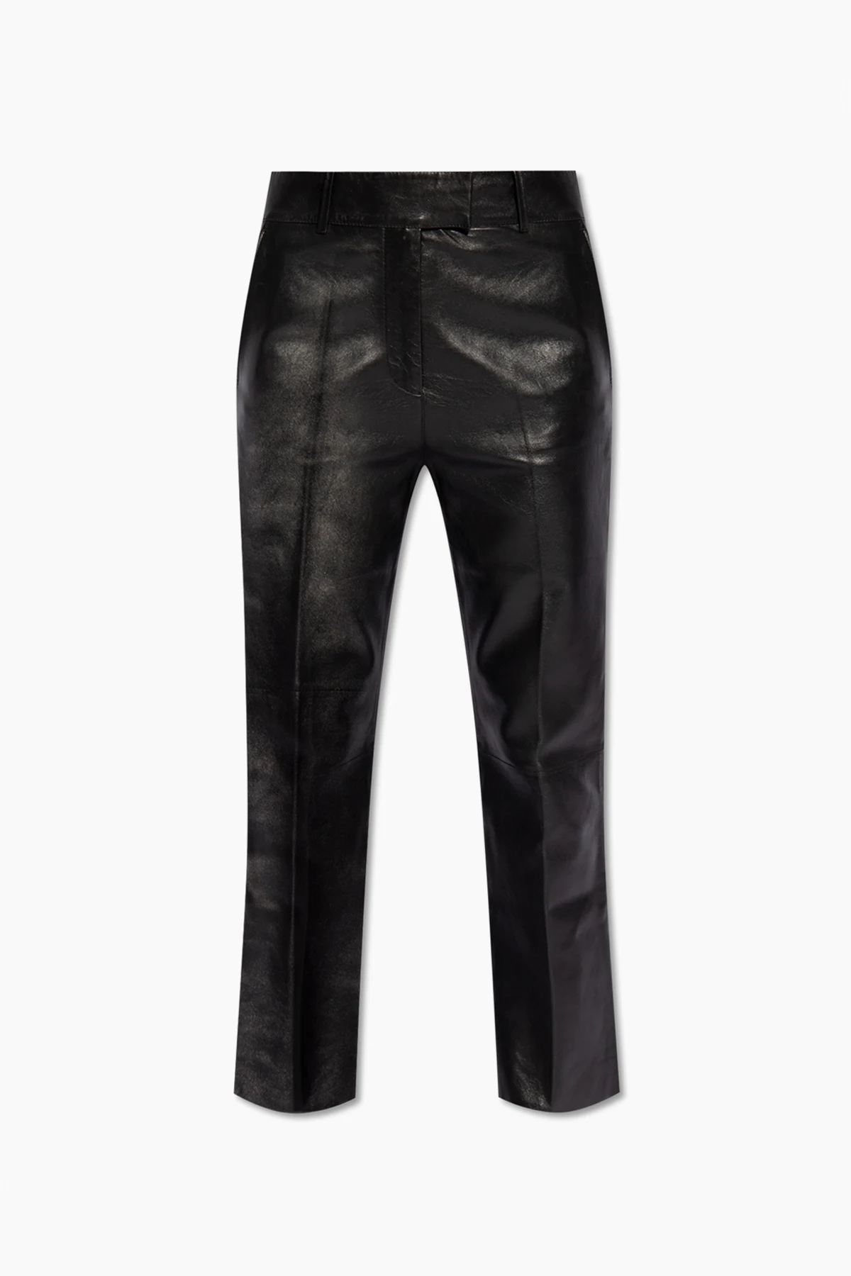 ‘Zia’ leather trousers