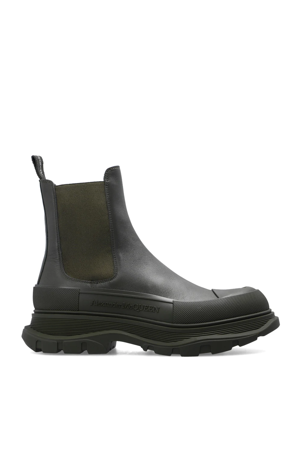 Leather ankle boots
