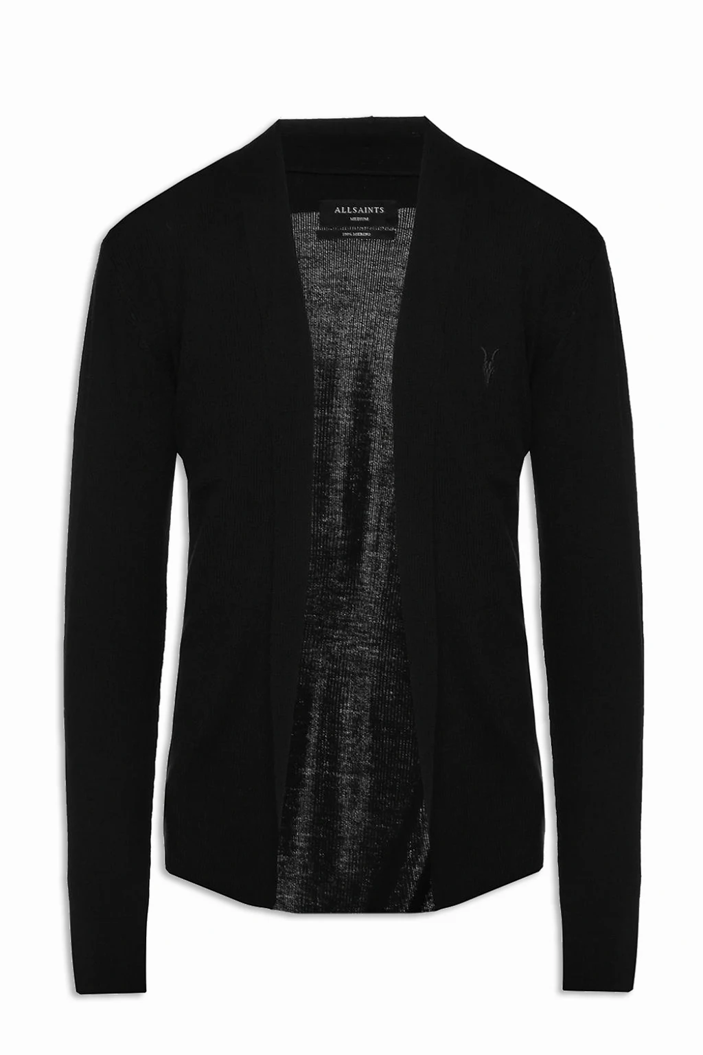 'Mode' logo-embroidered cardigan