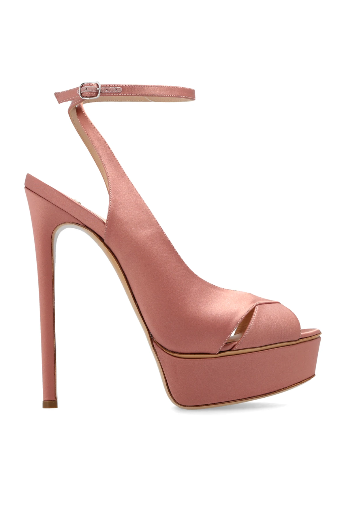‘Flora Jolly’ satin platform sandals