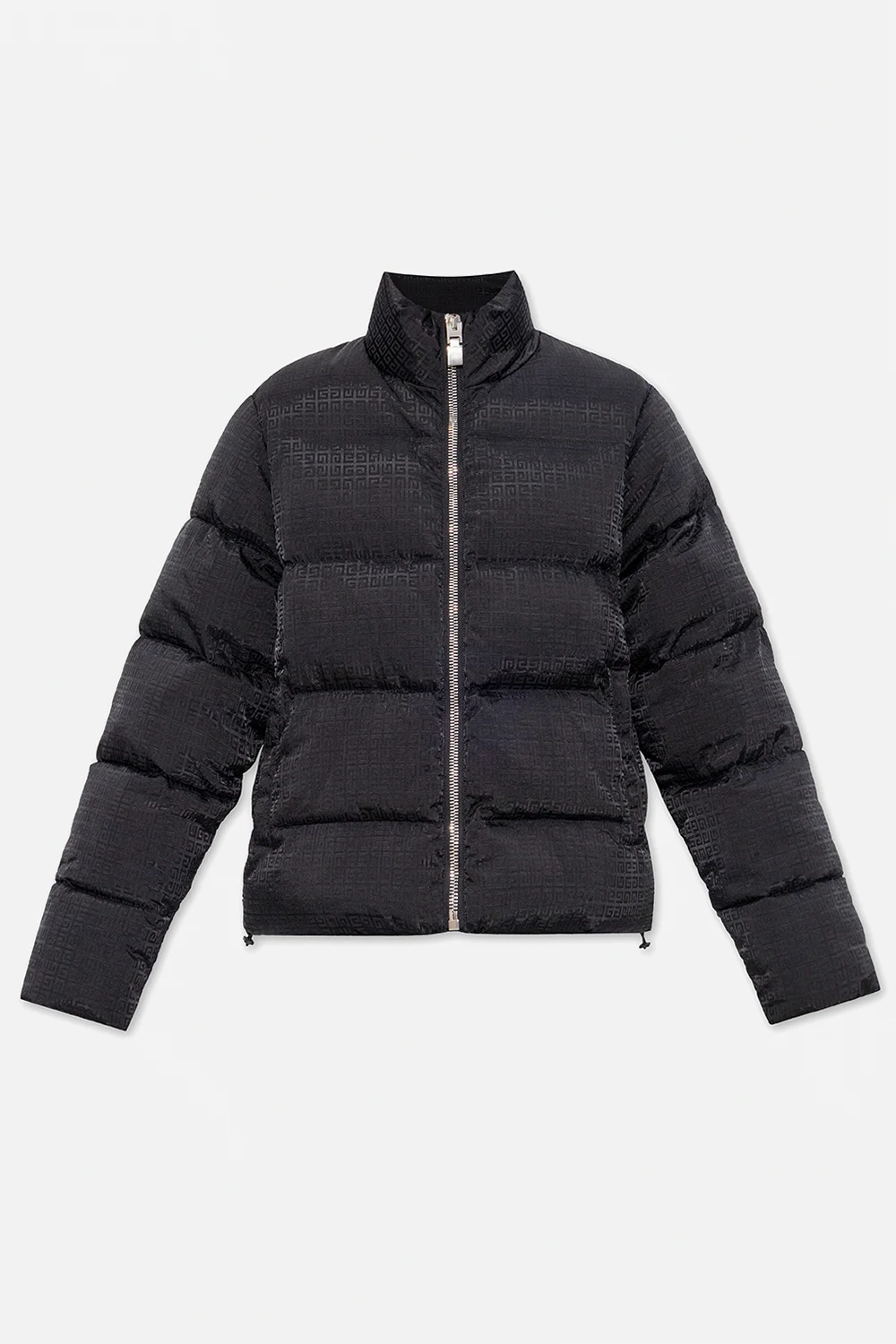 Jacket with standing collar