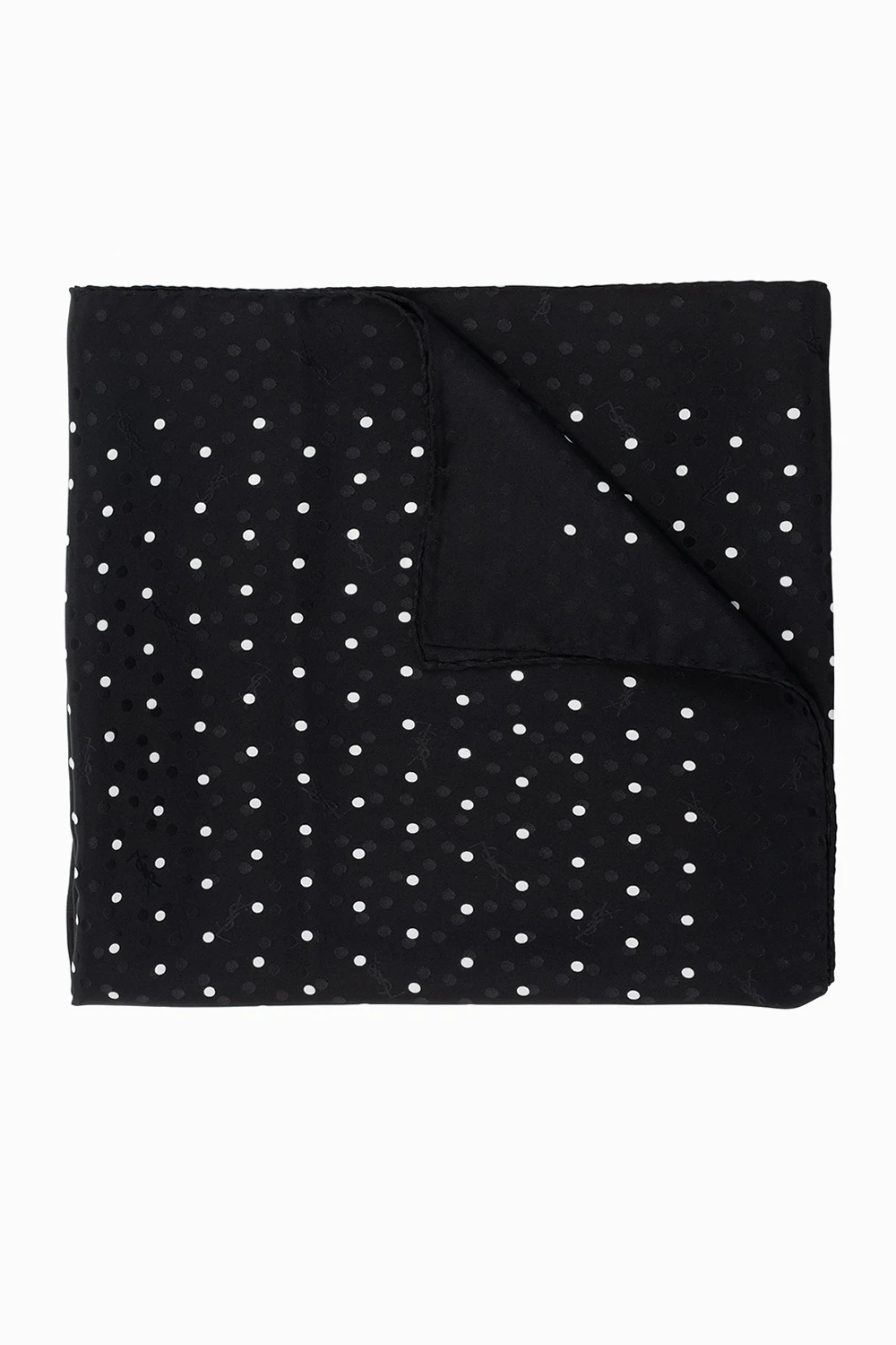 Scarf with polka dots