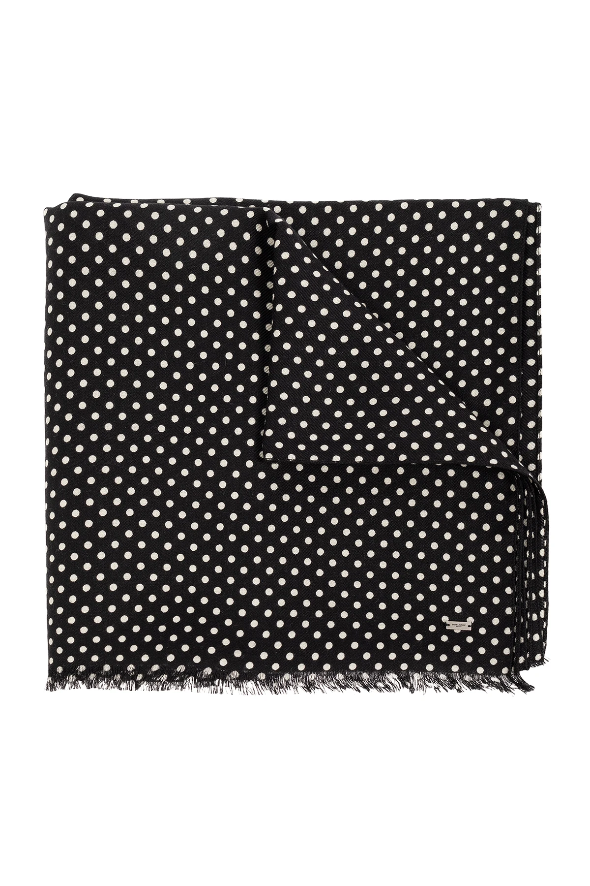 Scarf with dotted pattern