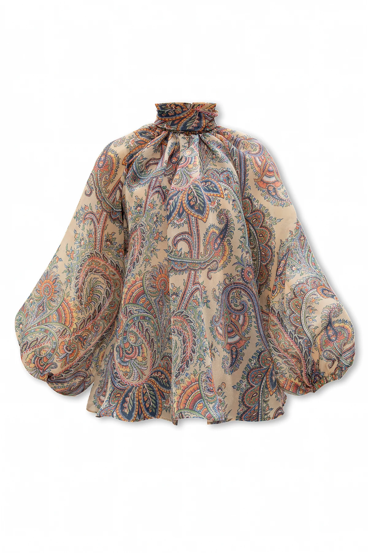 Patterned top from organza