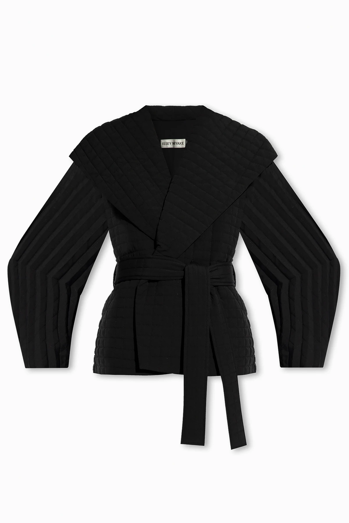 Belted short coat