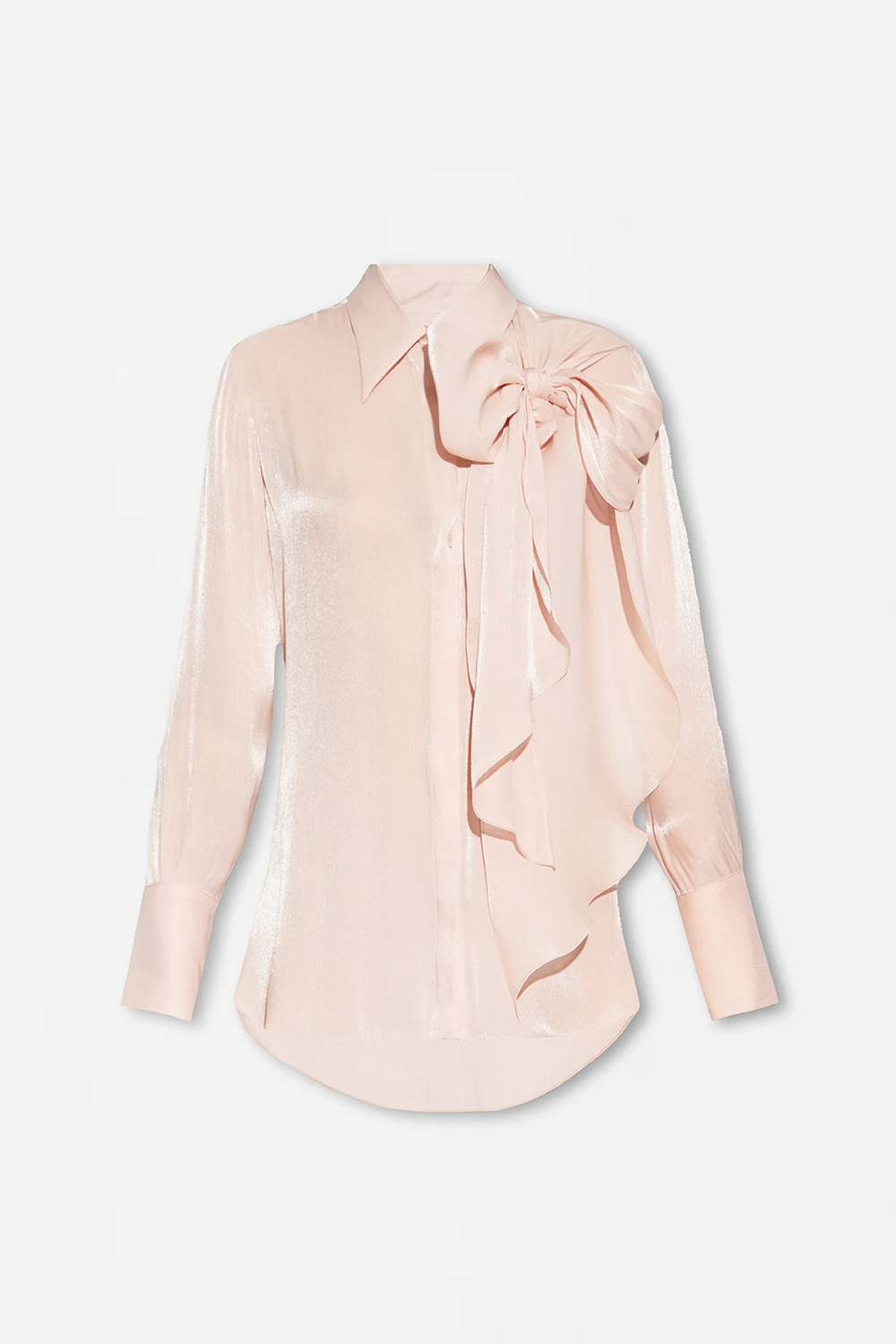 Shirt with tie detail