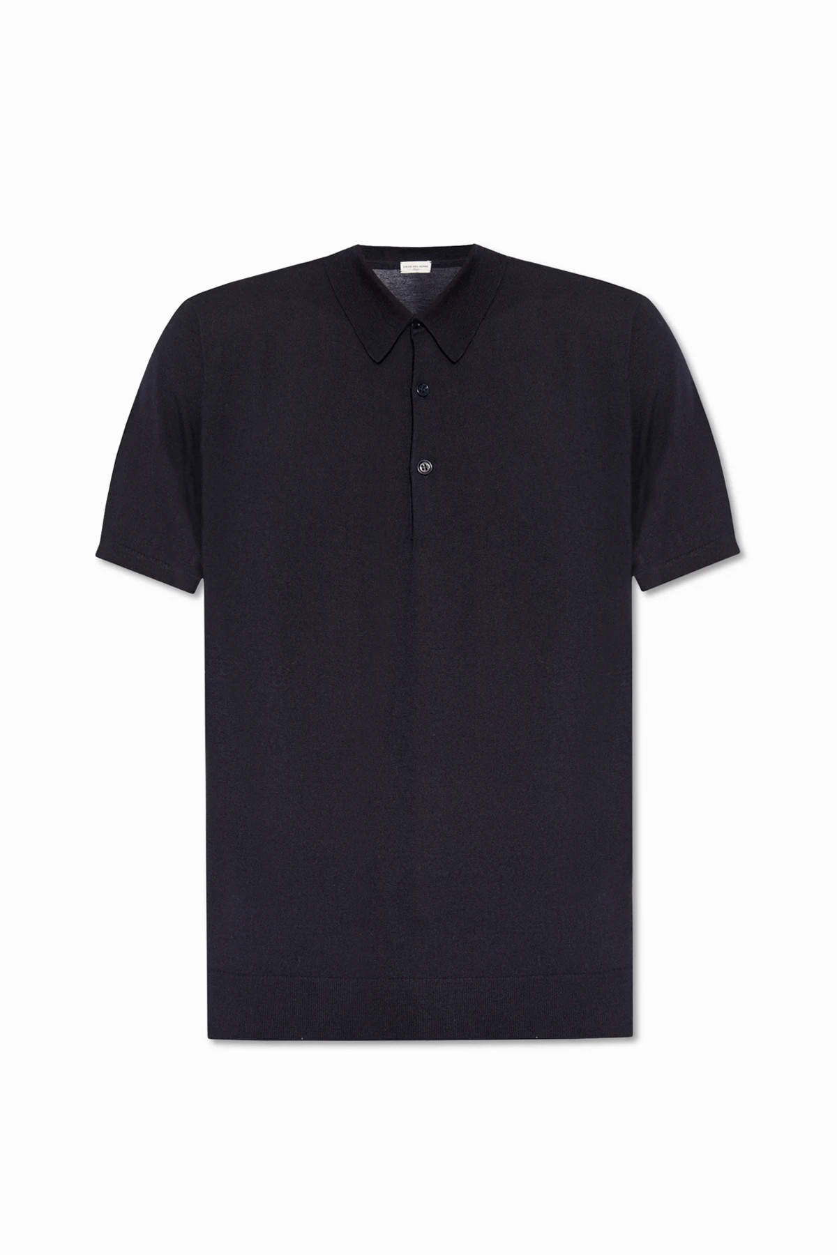 Wool polo shirt
