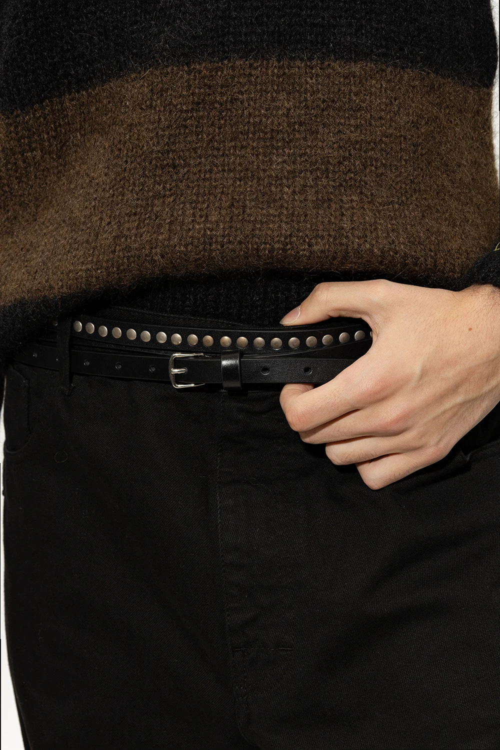 Leather belt