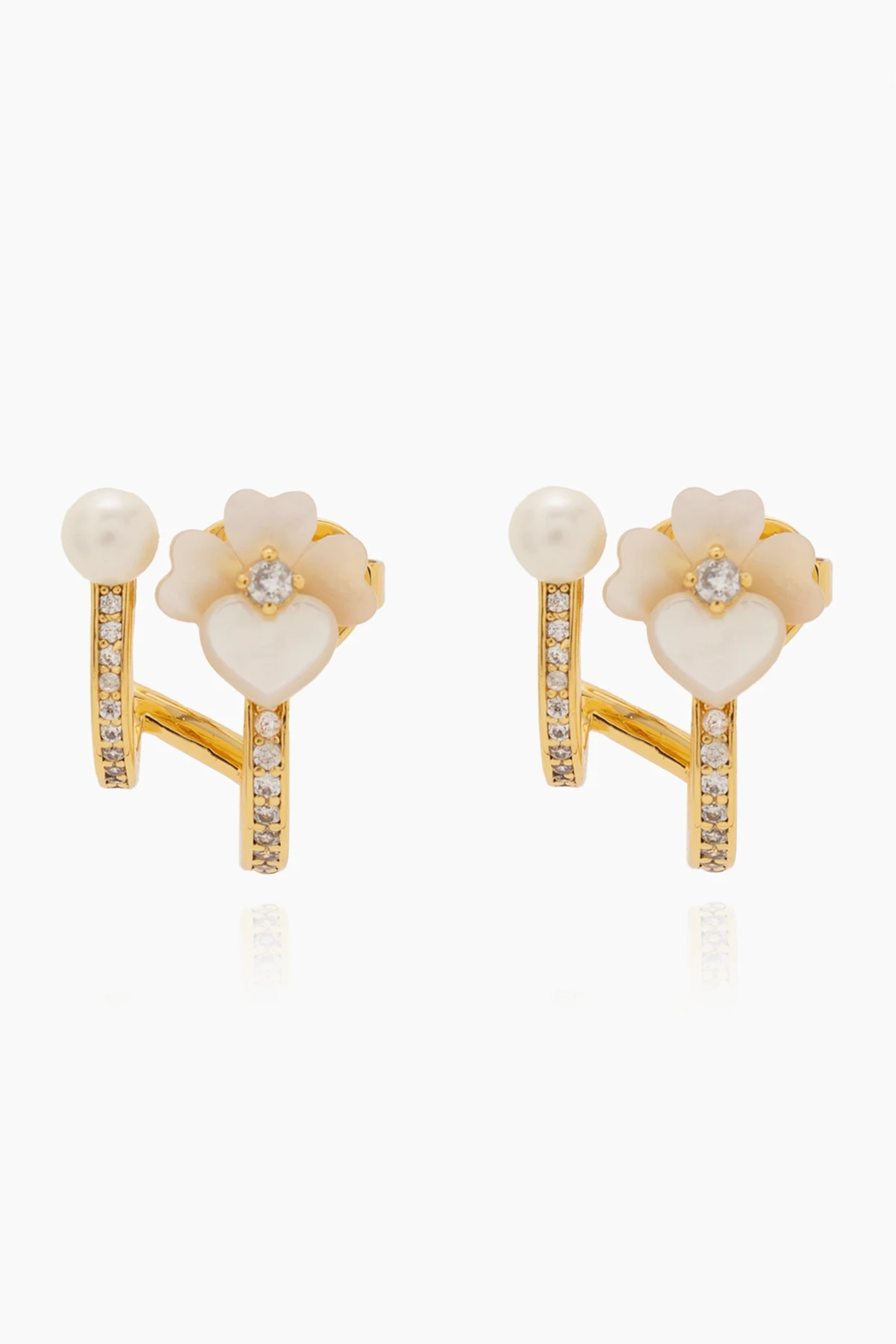 ‘Precious Pansy’ collection earrings