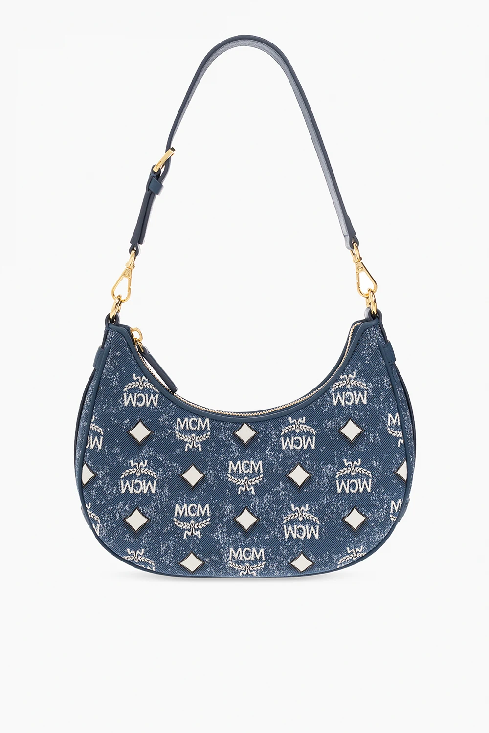 Shoulder bag with monogram